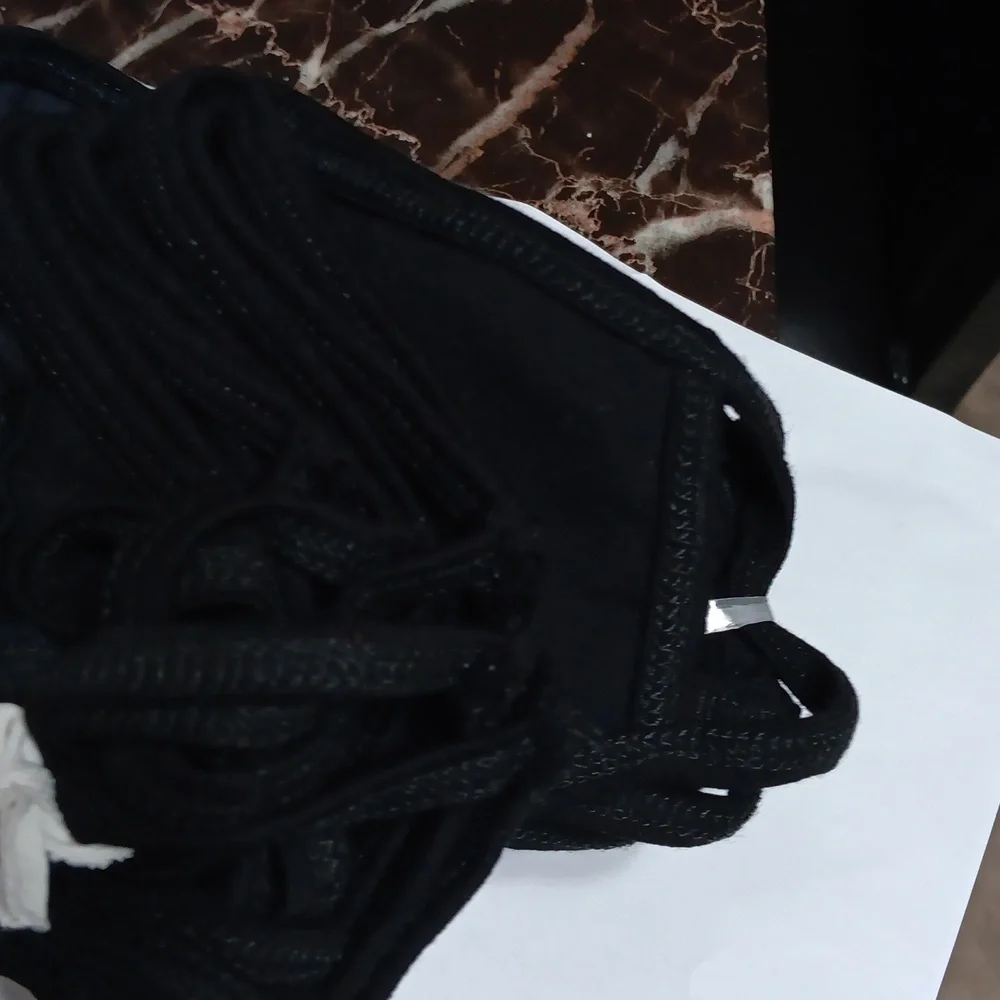 Stack Of 9 Black Face Masks